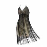 Rhinestone Fringe Top